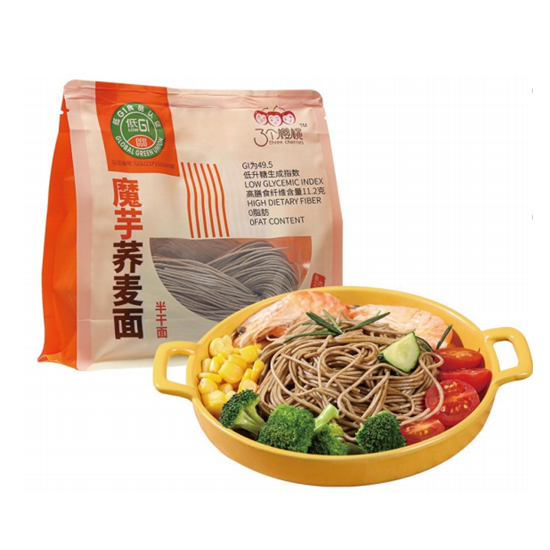 低G1魔芋蕎麥面